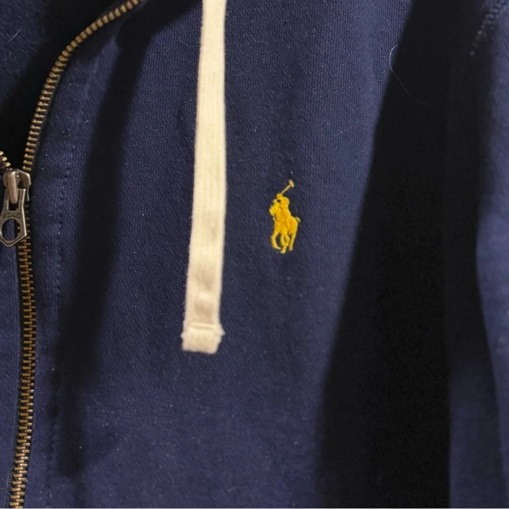 Polo Ralph Lauren Men’s Navy Blue  Zip Up Hoodie XXL